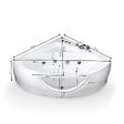 SPALINA - Baignoire Balnéo Tasmanie white Jets 135 x135 x54 cm, by SPALINA - vignette