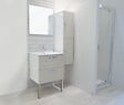 ONDEE - Caisson de colonne de salle de bain MIXY - 30cm - Blanc - Mélaminé - Livré en kit - vignette