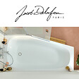 JACOB DELAFON - Pack baignoire bain douche 170 x 90 Bastille vidage à droite blanc mat + tablier en angle + pare-bain chromé - vignette