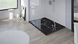 ONDEE - Receveur de douche  NOLA 3 - 90x120x3 - Résine - Marbre noir - Bonde - Découpable - vignette