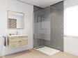 ONDEE - Paroi de douche TUHINA - Verre trempé 8mm - Sérigraphie Dépolie - 100x200cm - vignette