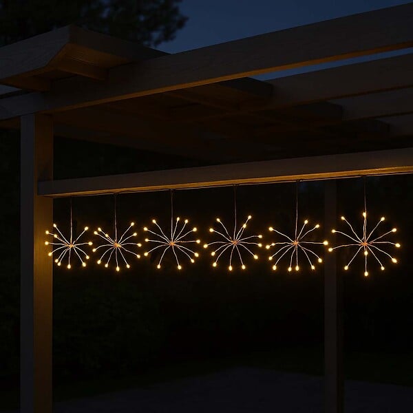 LUMISKY - Guirlande solaire FIREWORKS STRING 144 LED 4.2M - large