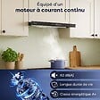 CIARRA - Hotte Tiroir 60cm 580m3/h tactile Recyclage ou Evacuation CD6909AB - vignette