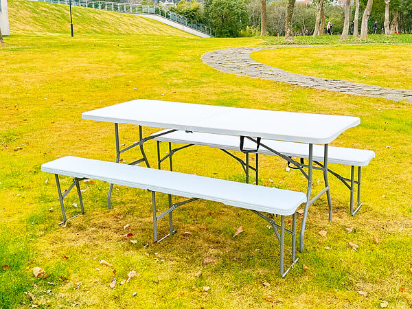 ARTIS - Table pliante multifonction Classic 180 - Polyéthylène - 180cm - large