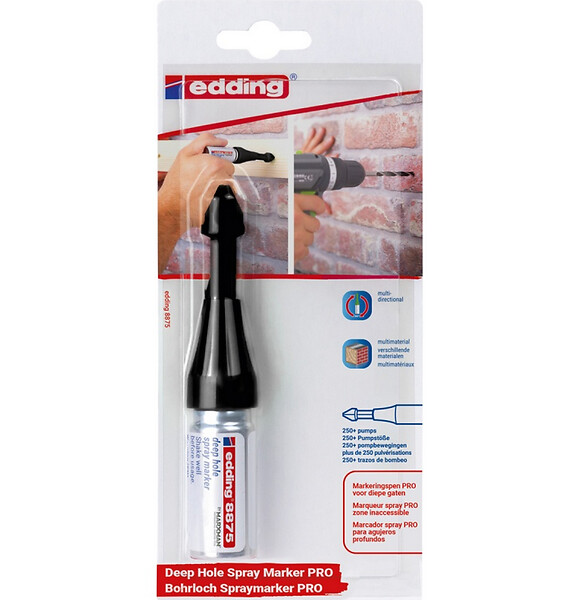 EDDING - Marqueur spray zone inaccessible de craie liquide vert fluo 8875 - large