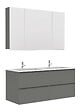 ONDEE - Meuble de salle de bain à suspendre MAX - L120cm - Anthracite - Brillant - Livré monté - vignette