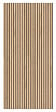 ONDEE - Panneau mural DEKORPANO - Tasseaux de bois - BELLA - 1,2 m x 2,55 m x 4 mm - vignette
