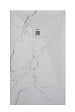 ONDEE - Receveur de douche  NOLA 3 - 80x120x3 - Résine - Marbre blanc - Bonde - Découpable - vignette
