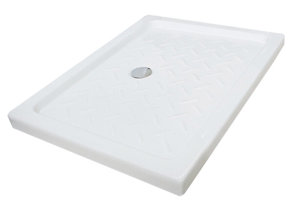 ONDEE - Receveur de douche CERA 2 - 90 x 70 cm - Céramique - Blanc - large