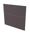 ONDEE - 2 Façades de tiroir MIXY - pour meuble de salle de bain - 60cm - Gris - Laqué - vignette