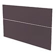 ONDEE - 2 Façades de tiroir MIXY - pour meuble de salle de bain - 80cm - Gris - Laqué - vignette