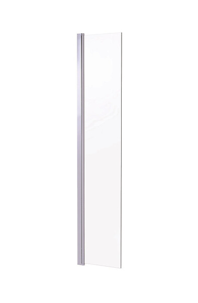 ONDEE - Déflecteur volet anti projection - Verre trempé 8mm - Finition chromé - 40x200cm - large