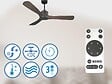 PURLINE - Ventilateur de plafond Réversible  Thermostat Wifi Moteur à courant continu Toits en pente Télécommande Hypersilence Mémoire - vignette
