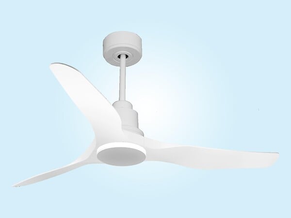 PURLINE - Ventilateur de plafond Réversible  Thermostat Pays vendable Wifi Moteur à courant continu Toits en pente Télécommande Adaptateur 2/3 Lames Hypersilence - large