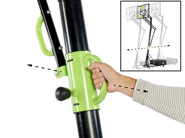 EXIT TOYS - Panier de basket mobile à roulettes avec cercle dunk Galaxy - Exit Toys - large