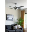 NIKLAS - Ventilateur Plafonnier Eclairage 4 pales 60 W 3 vitesses Ø 121 cm Télécommande NIKLAS - vignette