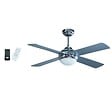 NIKLAS - Ventilateur Plafonnier Eclairage 4 pales 60 W 3 vitesses Ø 121 cm Télécommande NIKLAS - vignette