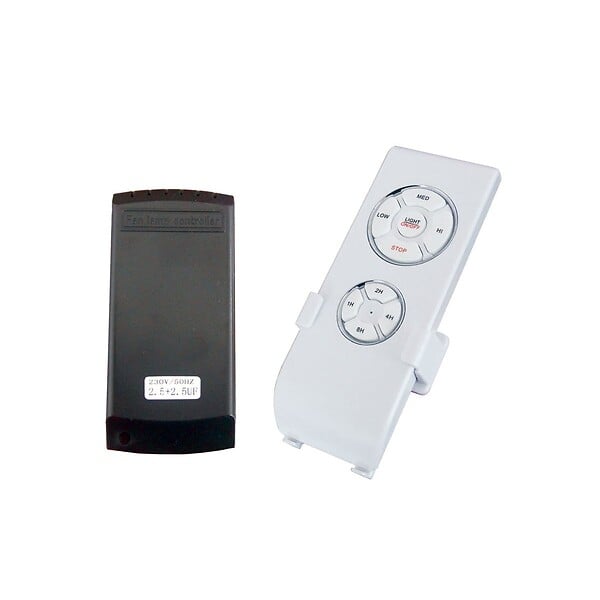 NIKLAS - Ventilateur Plafonnier Eclairage 4 pales 60 W 3 vitesses Ø 121 cm Télécommande NIKLAS - large
