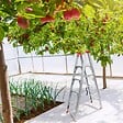 SECURY-T - Escabeau pliable télescopique tubulaire 1.51M 4 marches - vignette