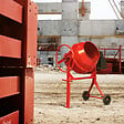 BRICK - Bétonnière 650w - Capacité du tambour 160L - Avec roues - vignette