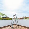 SECURY-T - Échelle articulée et télescopique pliante en aluminium 4x5 marches 4,96m - vignette