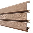 SYLWAY - Lame bardage Claire-voie Bois comp. L.2.5m, Brun - vignette