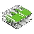 WAGO - Boite de 50 bornes d'installation 221 Green Range Wago - 3 conducteurs 4mm² - à leviers souple & rigide - vignette
