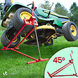 VOUNOT - Leve tracteur Tondeuse Supporte 400 kg max Rouge - vignette