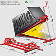 VOUNOT - Leve tracteur Tondeuse Supporte 400 kg max Rouge - vignette