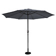 CONCEPT USINE - Parasol  gris droit rond 2,7 x 2,7 m FIGARI - vignette