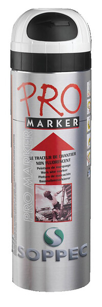SOPPEC - Traceur de chantier Pro Marker 500ml - blanc - SOPPEC - 141500O - large