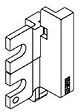 FERCO - Paire de fourches de longueur 22mm pour SPACIO droite - FERCO - G-46550-00-R-1 - vignette