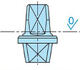MAB - Axe français carré 18x18mm - MAB - AC350 - vignette