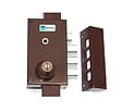 MOTTURA - Serrure multipoints en applique Série 448 coloris marron A2P* droite - MOTTURA - 30448VD5NXHAFD - vignette