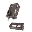 BRICARD - Serrure 3 points 73 A2P* Sans cylindre marron droite - BRICARD - 73078 - vignette