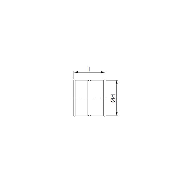 JONCOUX - Raccord femelle VMC en acier galvanisé type MF - Diamètre (mm): 315 - large