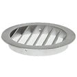BLAUBERG - Grille aération extérieure circulaire pare-pluie aluminium prise ou rejet d'air en façade - Diamètre (mm): 100 - vignette