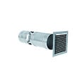 ANJOS - Prise d’air en façade avec grille alu et manchon télescopique - Diamètre (mm): 100 - vignette
