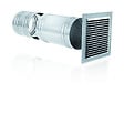 ANJOS - Prise d’air en façade avec grille alu et manchon télescopique - Diamètre (mm): 100 - vignette