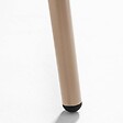 OVIALA - Table basse de jardin acier taupe 90 x 50 cm - Palavas - vignette