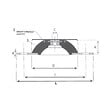 AXELAIR - Lot de 4 plots anti vibratiles MGM - Charge maxi (kg): 96 - vignette