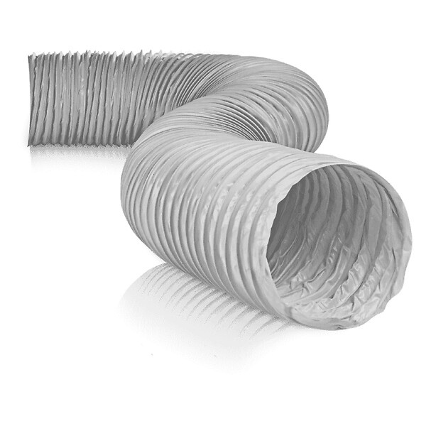 ACOMAT - Gaine souple PVC VMC maison individuelle longueur 6 mètres - Diamètre (mm): 125 - large