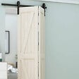SECURY-T - Rail porte pliante - 2M - En applique - Porte pliante - Noir - vignette