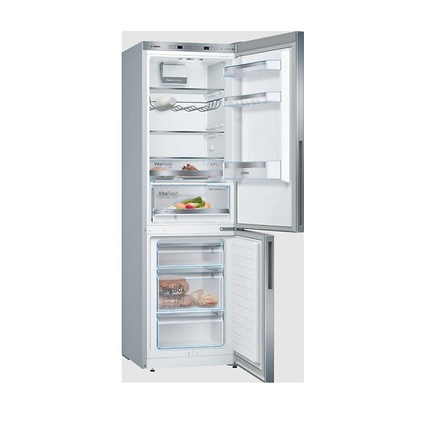 BOSCH - réfrigérateur combiné 60cm 308l metal look - KGE36ALCA - large