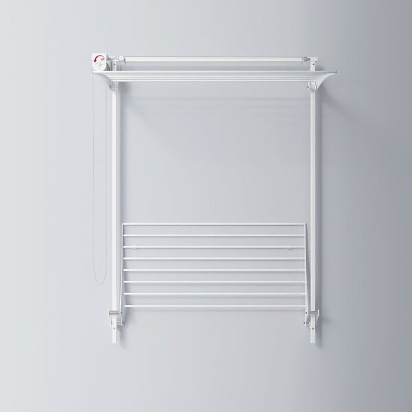 FOXYDRY - Étendoir mural 2 grilles pour intérieur et extérieur – blanc – 108x52x137 cm - FOXYDRY Wall Plus - large