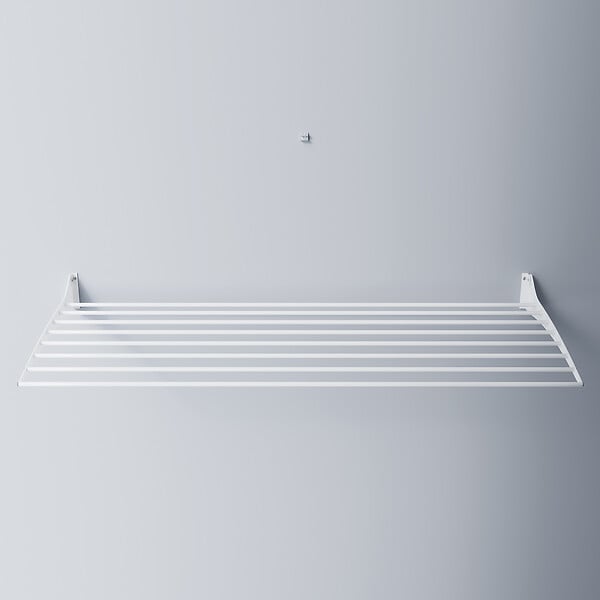 FOXYDRY - Étendoir à linge mural pour intérieur et extérieur – blanc – 116x50x10 cm - FOXYDRY Fold Down 120 - large
