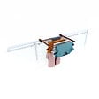 FOXYDRY - Étendoir balcon pliable et inclinable aluminium résistant – corten – 62x63x8 cm - FOXYDRY DUO - vignette
