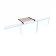 FOXYDRY - Étendoir balcon pliable et inclinable aluminium résistant – corten – 62x63x8 cm - FOXYDRY DUO - vignette