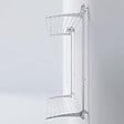 FOXYDRY - Étendoir mural 2 grilles aluminium résistant – blanc – 152x52x137 cm - FOXYDRY Wall Plus - vignette
