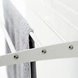 FOXYDRY - Étendoir mural 2 grilles aluminium résistant – blanc – 152x52x137 cm - FOXYDRY Wall Plus - vignette